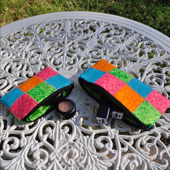 Handmade Quilted Wallet/Pouch Combo - Picture 2 of 3